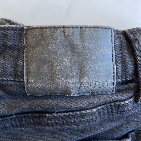 Aero high rise black ripped shorts - Picture 6 of 6